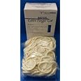 DUKAL TECH-MED Latex Finger Cots Covers Condoms White X-Large 144/BOX Powder Free Rubber 4423XL (Former 4403XL)
