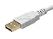 Monoprice USB Type-A to USB Type-B 2.0 Cable - Gold Plated, 28/24AWG, 3 Feet, White