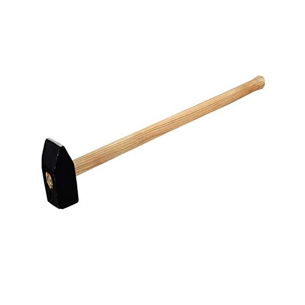 Idealspaten WEG20005 Vorschlaghammer mit Eschenstiel, 5 kg, 80 cm