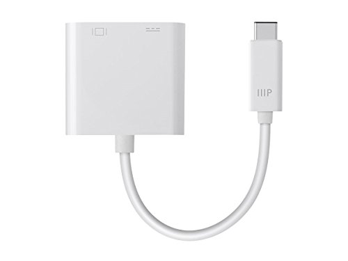 Monoprice Select Series USB-C to HDMI & USB-C (F) Dual Port Adapter