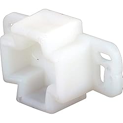 Prime-Line R 7261 White, Plastic, Center Rail