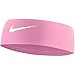 NIKE Women's Printed Fury Headband 2.0 (One Size, Pink Foam(N2528-694)/White)