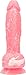 Pure Love 7.5 Inch Glow-in-the-Dark Silicone Dildo with Suction Cup, Marble Pattern, Pink Color, Adult Sex Toy, 7.5 Inch X-Large, 0.69 Lb