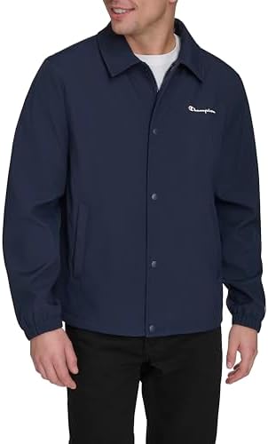 Champion Men's Coaches Jacket West Breaker Edition, navy, 2X Large