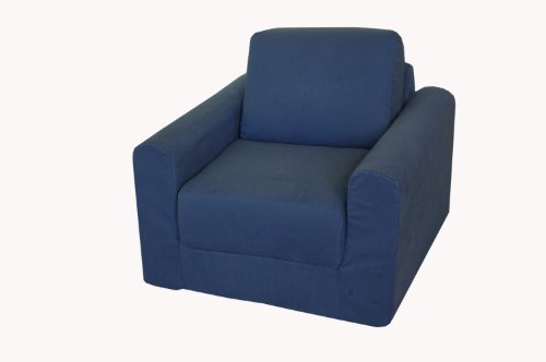 Fun Furnishings Chair Sleeper, Blue