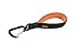 Mighty Paw Training Tab Dog Leash - Padded Handle - Strong Traffic Pet Lead - Carabiner Clip Included - Dog Leash Handle Only - Short Tab Lead - Clip Handle - for All Breeds - 10” (Black)