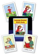 Language Booster Action Picture Cards - Common Verbs (Illustrated Cards for Language Development)