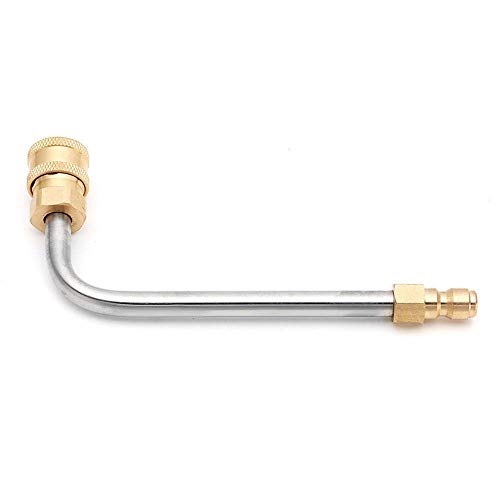 Pressure Washer Wand,Sisenny High Pressure Washer Gutter Rod Cleaner Attachment for Lance/Wand 1/4 Inch Quick Connect