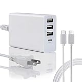 61w USB C Charger for MacBook Pro 13 inch 2016 2017 2018, Type C PD Wall Charger Power Adapter for Laptop/Ipad pro/Phone/Nexus 5X 6P/ Samsung Galaxy S9/ Google Pixel 2XL/ Lg Stylo 4/ Hp Spectre Etc