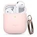 elago Silicone Case with Keychain Designed for Apple AirPods Case, Front LED Visible [ Lovely Pink ] primary