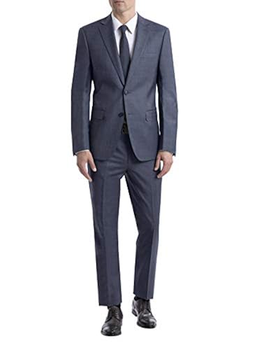 Slim Fit Calvin Klein Sharkskin Suit Calvin Klein Men's Slim Fit
