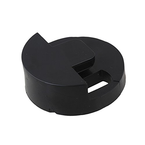lovermusic Bass Rubber Mute, Round with Double Holes Black - Thumbnail 3