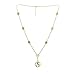 Mermaid’s Little Secrets. Lanyard for Woman, Fashion Necklace with Glitter ID Card Holder, Flower Design (Gold)