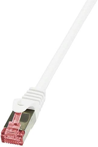 LogiLink CQ2071S Cat.6 S/FTP PIMF PrimeLine Patch Cable, 5 Meter Length, White, White, 5 Meter Length