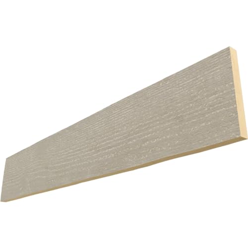 Ekena Millwork BMRSS1C0040X010X096CA 1-Sided Rough Sawn Endurathane Plank Faux…