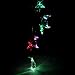 SUMERSHA Moon Star Wind Chime, Color Changing LED Solar Mobile Star Moon Wind Chimes Hanging Outdoor Solar Lights for Home Party Yard Garden Night Decoration (Star Moon Light)