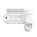 Upgraded Toothpaste Dispenser UV Sanitizer - Toothbrush Sanitizer Wall Mounted Toothbrush Holder - Disinfectant Oral Hygiene -Battery Operated - Up to 4 Brushes - Pure Clean PHLTBSTER2 (White)