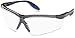 Honeywell Home Uvex S3500 Genesis X2 Safety Eyewear, Silver and Navy Frame, Clear Ultra-Dura Hardcoat Lens