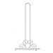 Trenton Gifts Paper Towel Holder With Scrolled Heart Design - White
