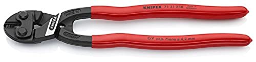 KNIPEX Tools - CoBolt Compact Bolt Cutter With Notched Blade (7131250SBA), 10"