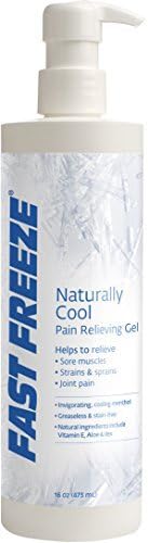Fast Freeze All-Natural Cooling Pain Relief Therapy: Gel with Pump, 16 fl oz by Fast Freeze