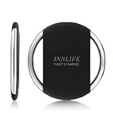 Fast Wireless Charger, INNLIFE Fast Charge Qi Wireless Charging Pad for Samsung Galaxy Note7, S7 S7 Edge, Note 5, S6 Edge Plus [Adaptive Fast Charger Not Included] (Black)