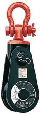 Crosby 419 12" Bronze Bushing Snatch Block 5/8" Wire Size W/ Swivel Shackle End 8 Ton Cap. (202961)