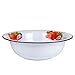 Enamelware Timpano Basin 7.4-qt. (7 L) - Round Enamel Basin - White