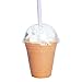 GUSTO [12 oz. - 50 Count Clear Plastic Cups With Dome Lids - Perfect for Smoothies, Milkshakes, and To-Go Beverages (Formerly Comfy Package)
