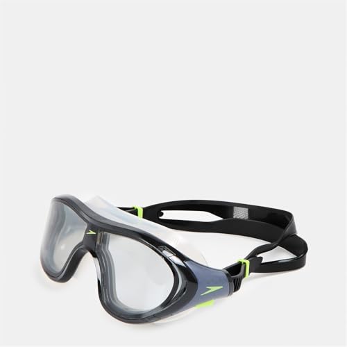 Speedo Unisex-Adult Biofuse Mask | Dive | Leak Free | Ergonomic Design, BLACK, One Size