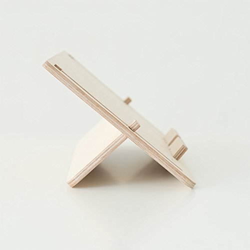 support for tablets, e-books or books, made of wood, fits just inclination, desktop, sofa, bed