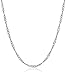 Amazon Essentials Sterling Silver Italian 1.4 mm Singapore Chain Necklace, 24
