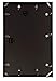 Golden State Art, 13x19 Aluminum Picture Frame, Black Metal Thin Poster Frames for 13 x 19 inch Photo, Acrylic Front, Wall Hook for Horizontal or Vertical Display, 1 Pack