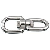 US Stainless Stainless Steel 316 Anchor Swivel Eye and Eye 16mm or 5/8" Marine Grade