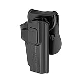 Colt 1911 5'' Holster OWB, Paddle Holster fit 1911 Colt 45, Girsan 1911 MC, Variants 1911, Browning MK3, 360 Degree Adjustable Tactical Polymer Pistol Holsters, Right-Handed