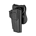 Colt 1911 5'' Holster OWB, Paddle Holster fit 1911 Colt 45, Girsan 1911 MC, Variants 1911, Browning MK3, 360 Degree Adjustable Tactical Polymer Pistol Holsters, Right-Handed