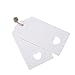 White Gift Tags,Wedding Tags,100 Pcs White Kraft Paper Gift Tags with String Vintage Tags with Hollow Heart Wedding Favor Tags Party Gift Tag Name Price Labels with 66 Feet Natural Jute Twine