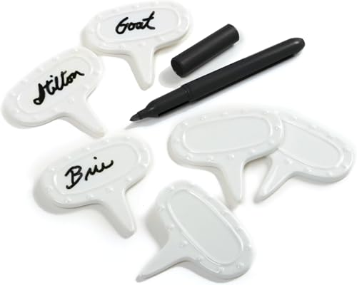 Norpro 347 Cheese Marker Set with Pen, 7-Piece,White