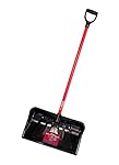 Bully Tools 92814 Combination Snow Shovel with Fiberglass D-Grip Handle, 22-Inch