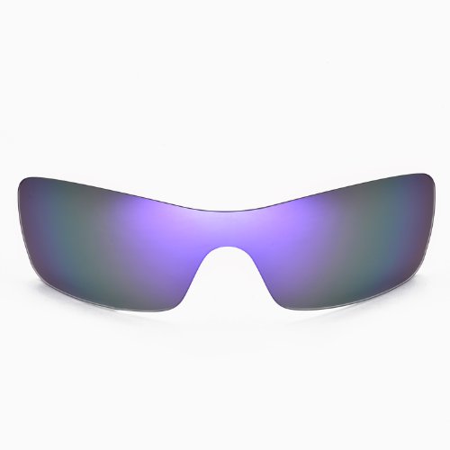 Walleva Replacement Lenses for Oakley Batwolf Sunglasses - Multiple Options Available (Purple Coated - Polarized) - Thumbnail 3