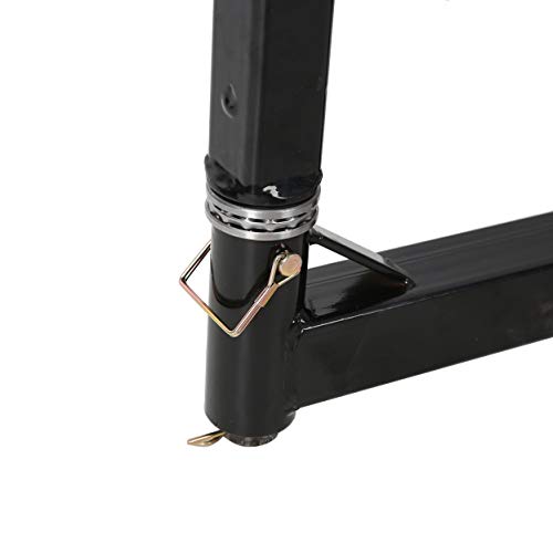 ECOTRIC Truck 2" Hitch Game Hoist 600LB Big Game Hunting Deer Hoist Winch Lift Gambrel Set 360