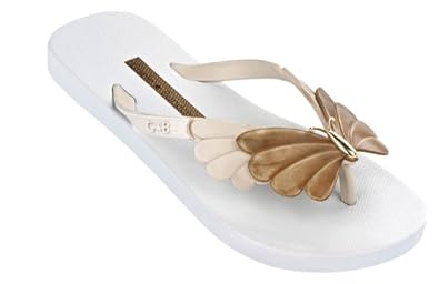 white ipanema flip flops
