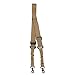 AIRSSON 2 Points Rifle Gun Sling Traditional Slings Cord Shoulder Strap for Outdoor Hunting Shooting Nylon (Tan)