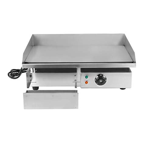 Electric Countertop Griddle Grill 1500W 110V Electric Countertop Flat