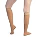 EvoNation Women’s Knee-High Graduated Compression Socks, 15-20 mmHg – Moderate Pressure Sheer Socks, Support Stockings Hose, Nude, X-Large