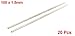 uxcell RC Car Axle 100mm Long 1.5mm Dia Stainless Steel Round Bar 20pcs