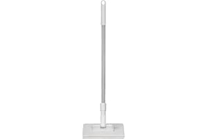 Hands-Wash Cloth-Clamping Mop 100cm with 10 Replacement Cloths, Multi-Surface Cleaner for Walls, Floors, Windows and Ceilings