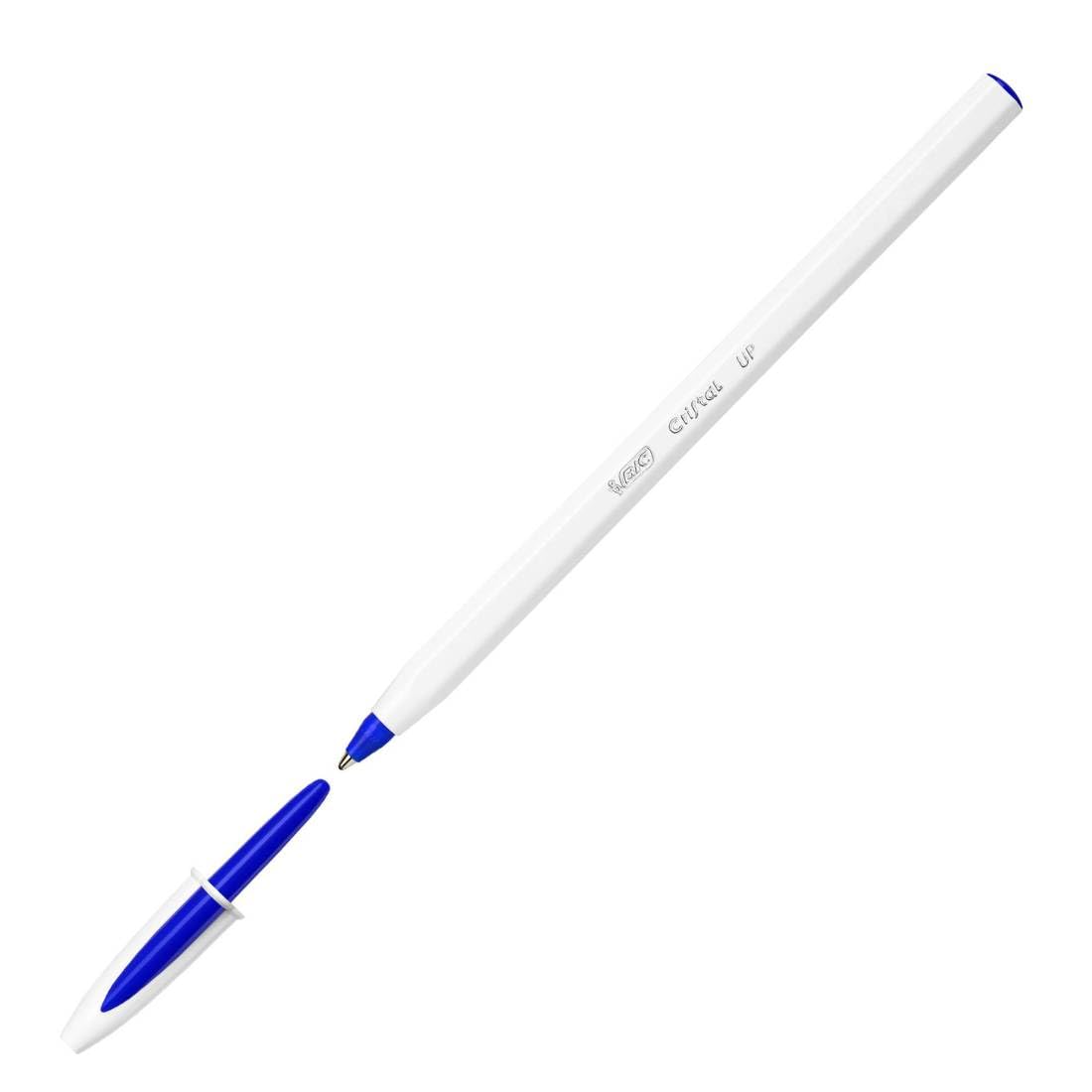 Bic Cristal Up Ballpoint Pen, Blue, 20 Count (Pack of 1)