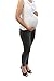 Evfalia Soft Cotton Over-The-Belly Maternity Leggings for Pregnant Women. Many Sizes S-XXL. (Large, Grey)