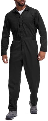 Amazon.com: Yukirtiq Mens Cotton Blend Long Sleeve Coverall Multi